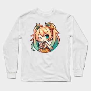 Hatsune Miku Pinneaple Long Sleeve T-Shirt